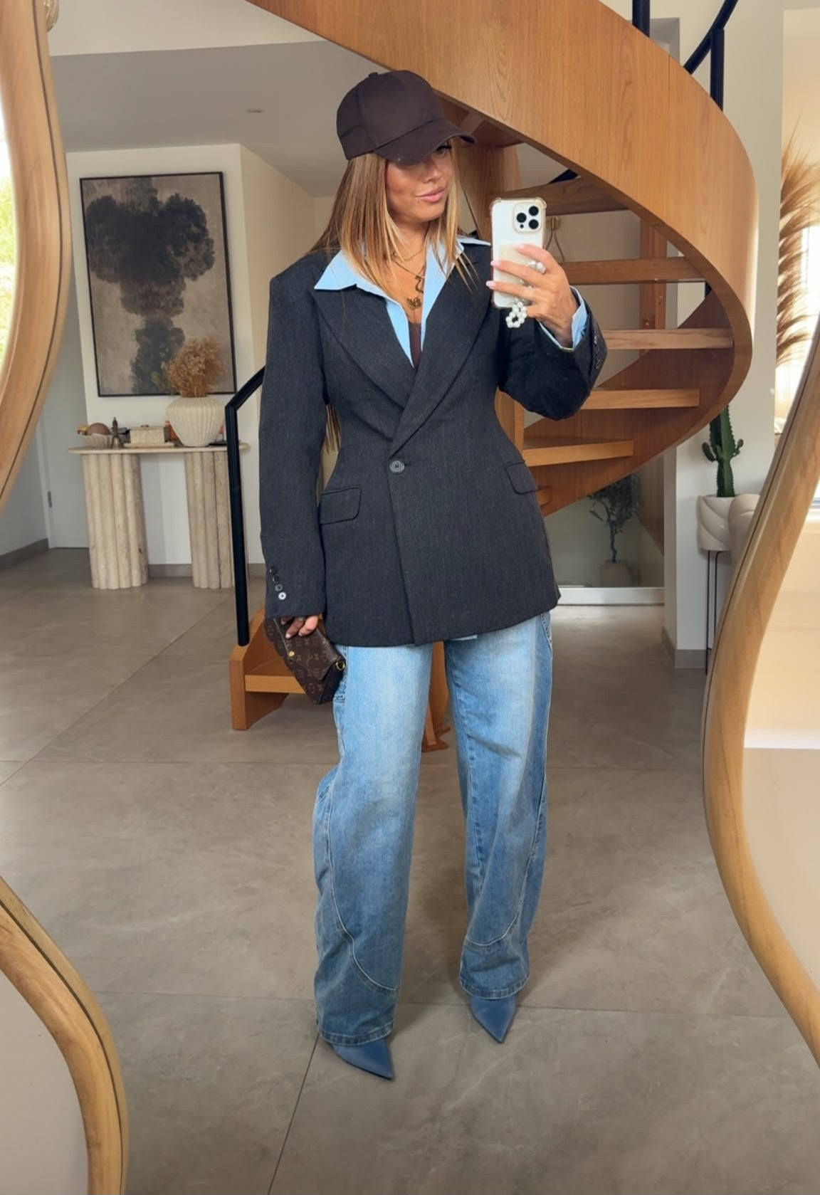 VESTE BLAZER CHIC ANTHRACITE WV057