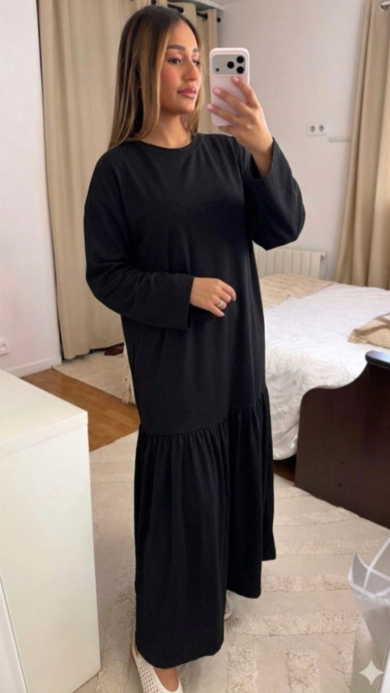 ROBE PULL LILI 5315 NOIR