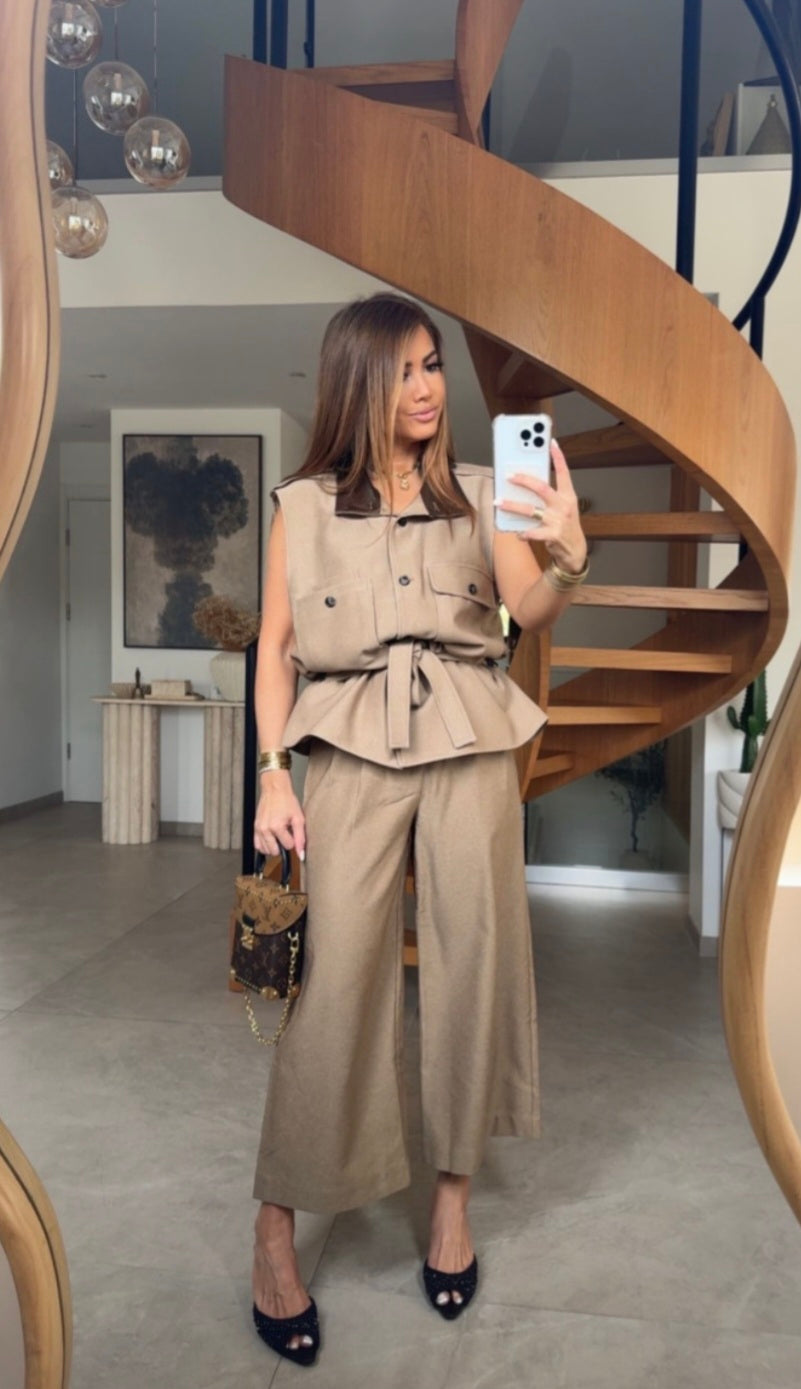 PANTALON P25250 CAMEL QUALITÉ ++