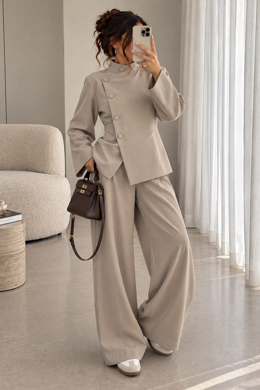 ENSEMBLE BEIGE ÉLÉGANT 11550