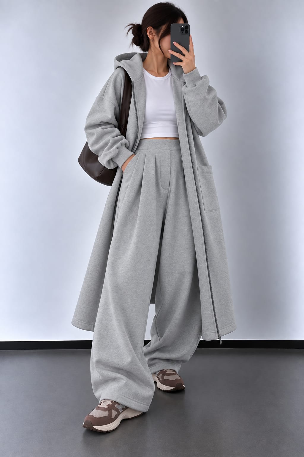 PANTALON GRIS CASUAL CHIC 25763