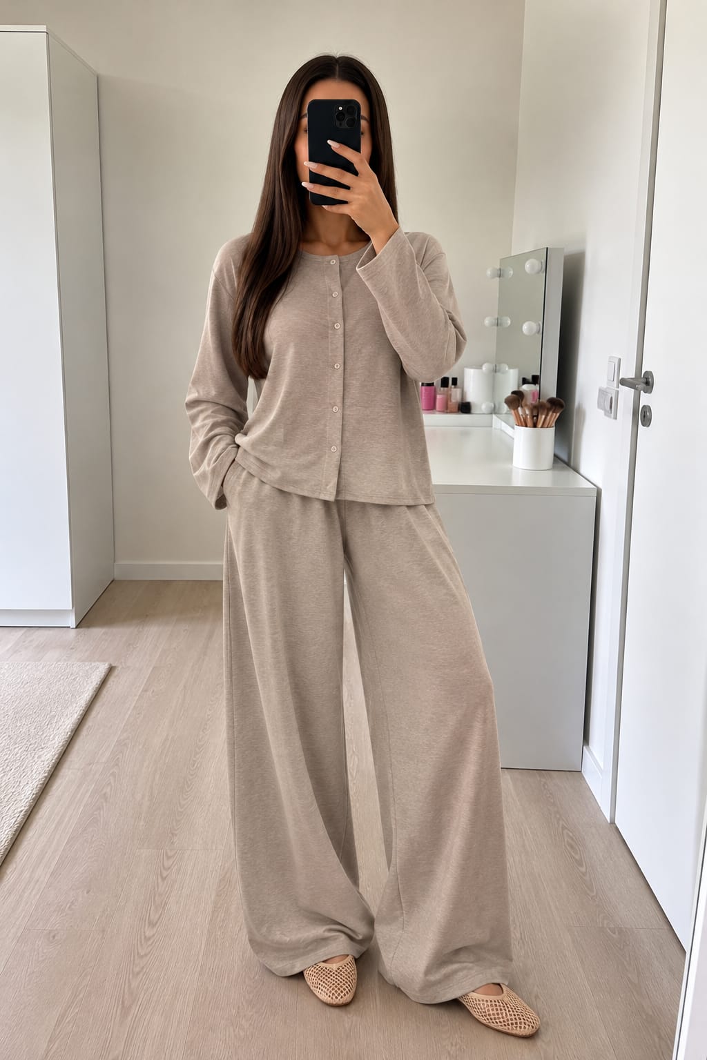 ENSEMBLE 62123 FLUIDE ET ÉLÉGANT BEIGE