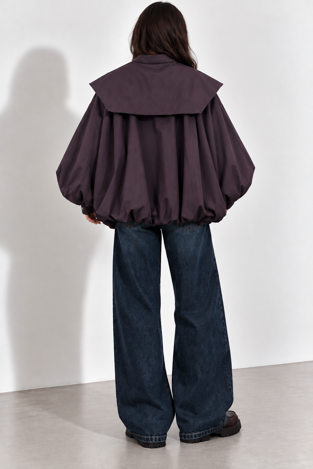 VESTE BLOOM BOMBER PRUNE U31697