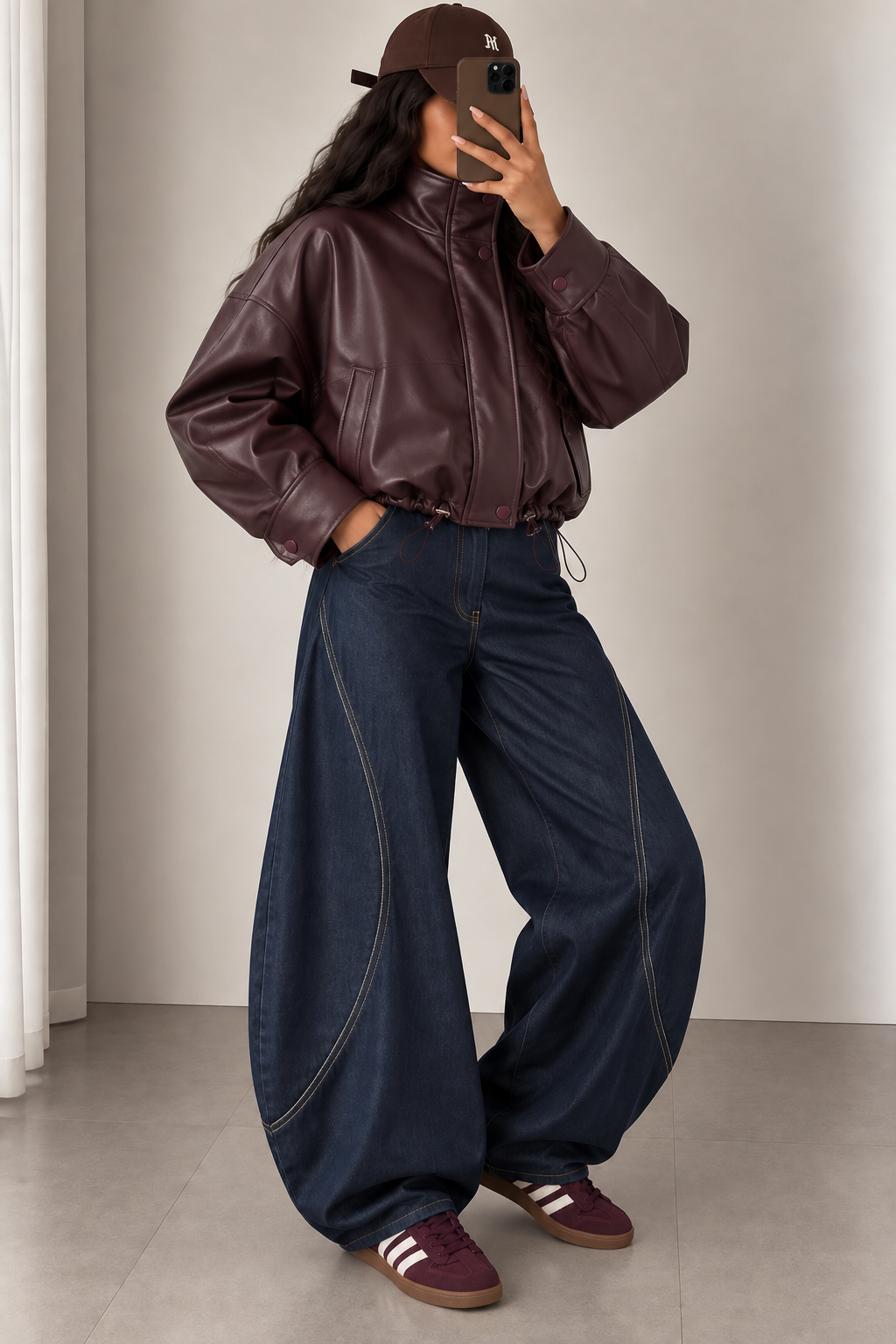 VESTE SMILI CUIR AVA