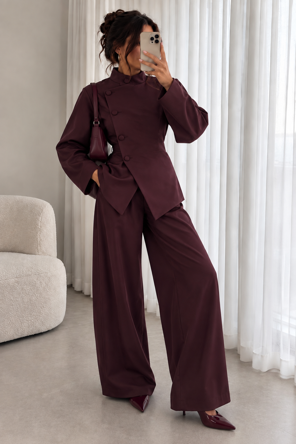 ENSEMBLE PRUNE ÉLÉGANT 11550