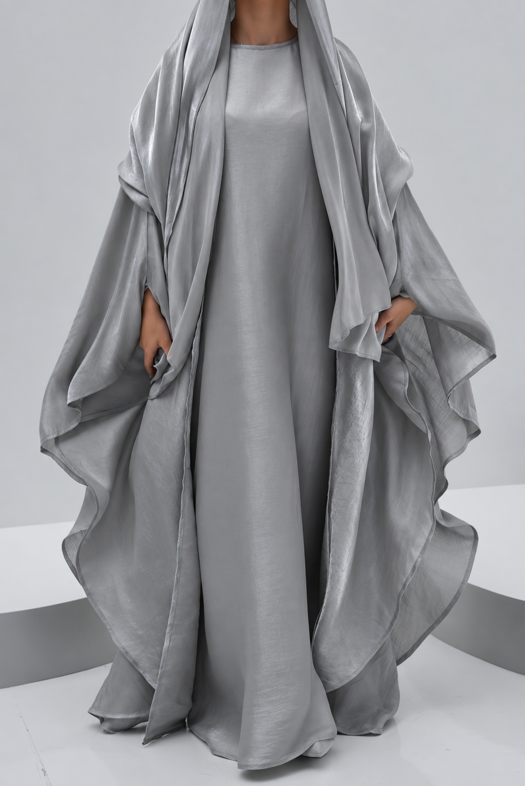 ABAYA EID LUXE - HALWA GRIS