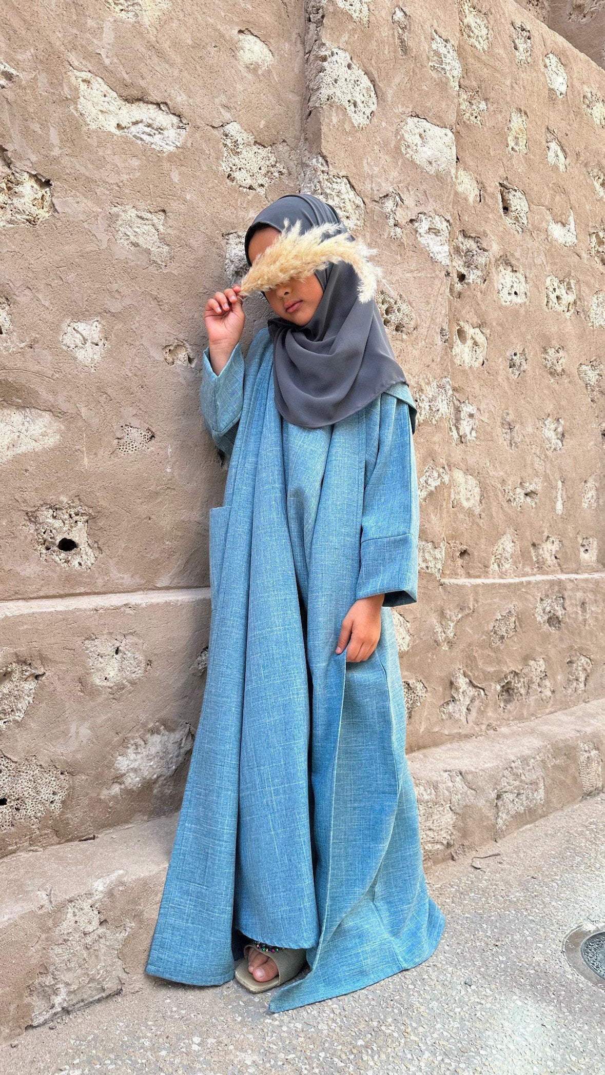 ABAYA CLASSYY - KIDS VERT MARÉE