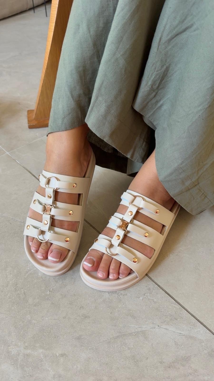 CLAQUETTES INSPI T522-62 BEIGE