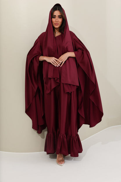 ABAYA LYNALA BORDEAUX