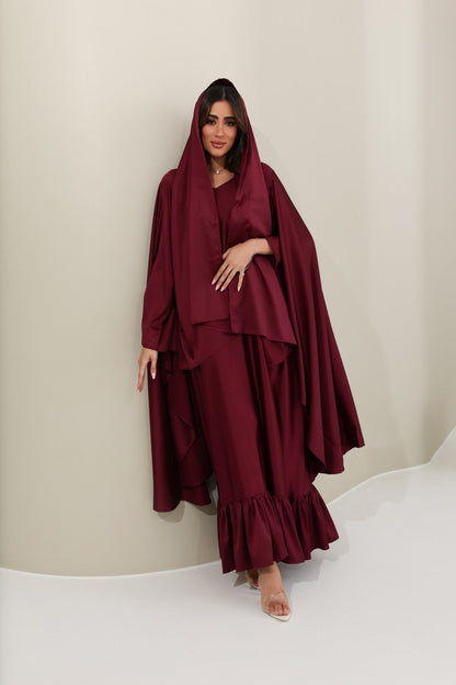ABAYA LYNALA BORDEAUX