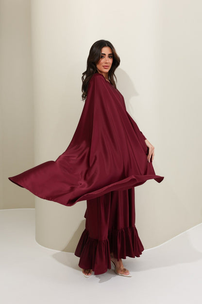 ABAYA LYNALA BORDEAUX