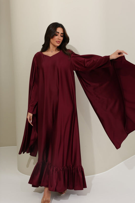 ABAYA LYNALA BORDEAUX