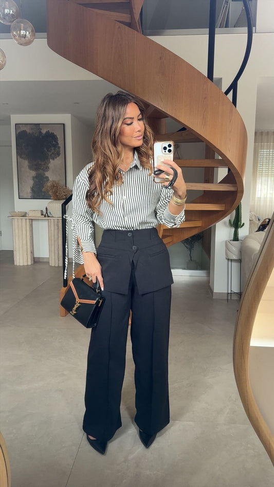 PANTALON 26CY607 NOIR QUALITÉ ++