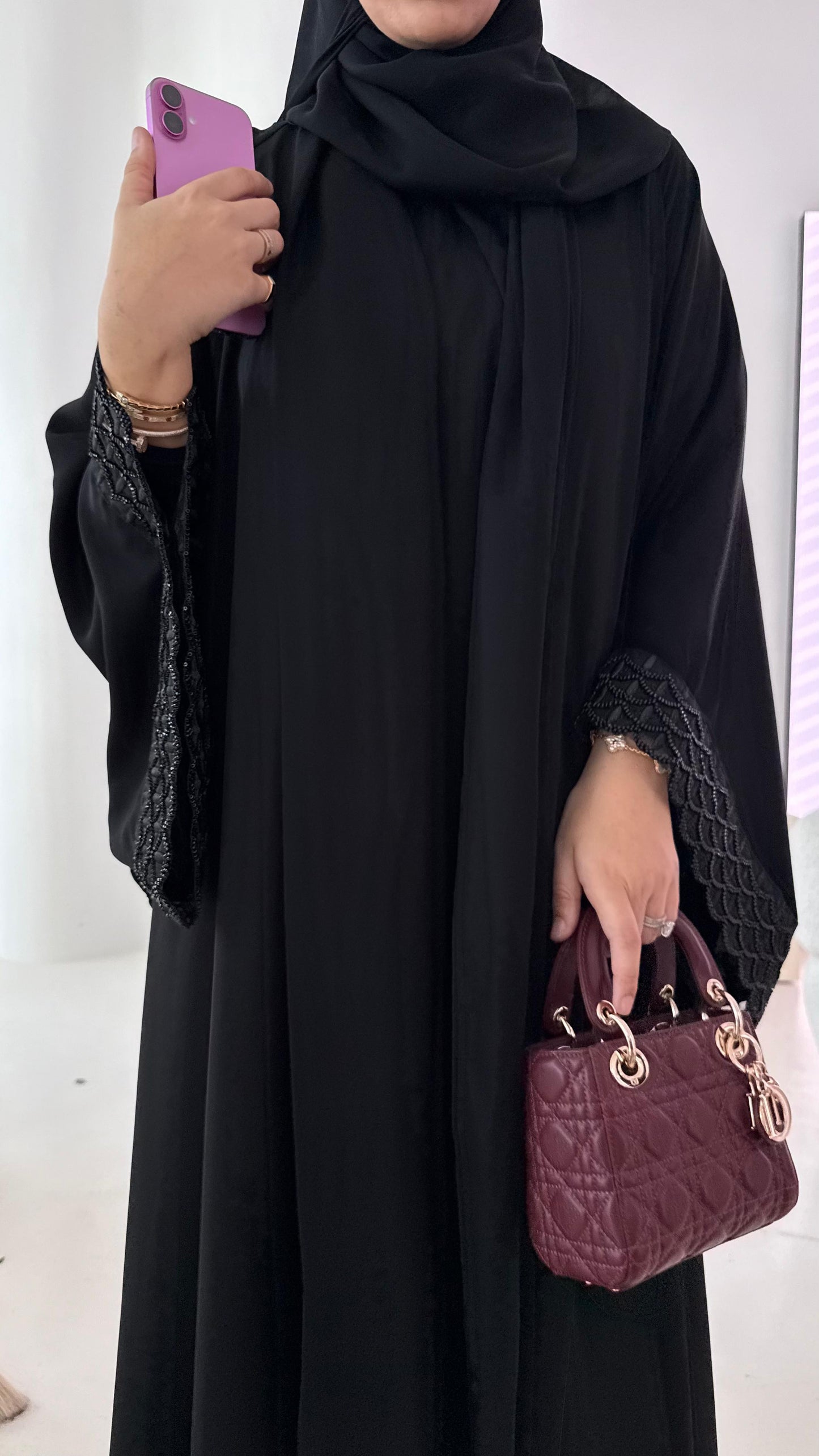 ABAYA JOWARA BLACK – UAE