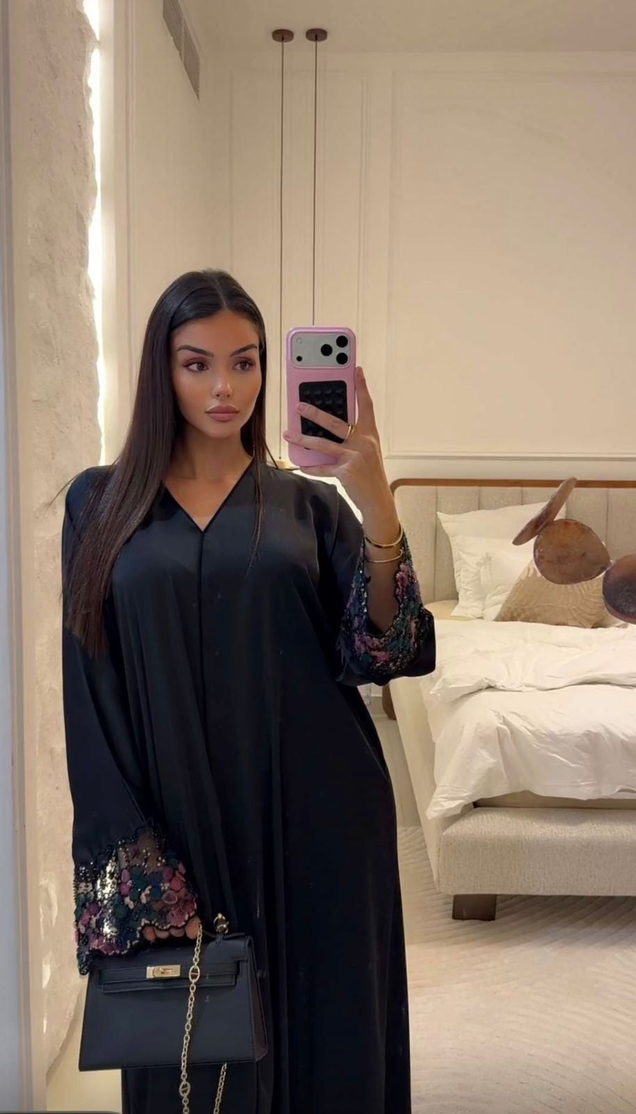 ABAYA ELEGANCE AMYRA – NOIRE - UAE