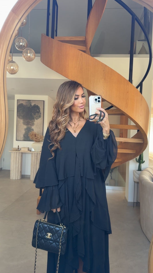ROBE ESME R12756 NOIR QUALITE +++