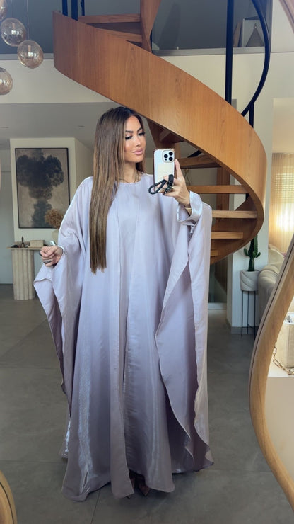 ABAYA LUXURY EID - HALWA PINK NUDE