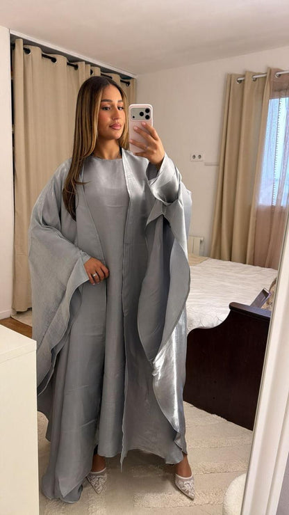 ABAYA EID LUXE - HALWA GRIS