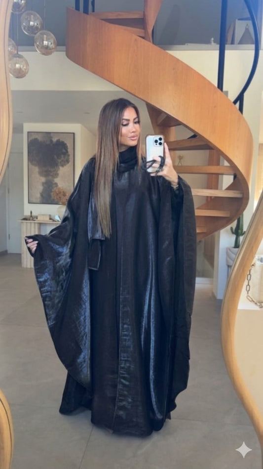ABAYA LUXURY EID - HALWA BLACK