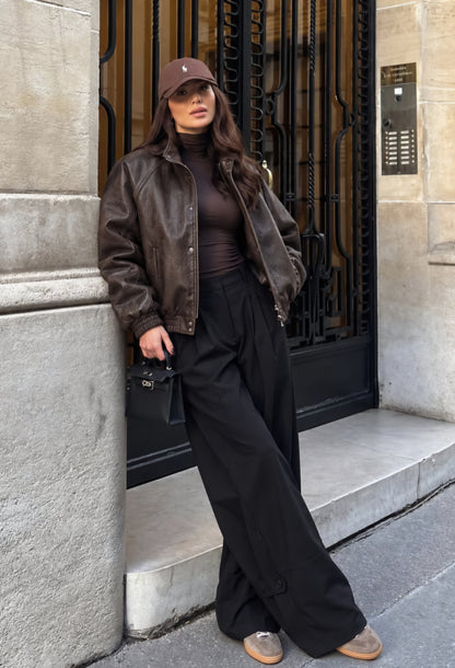 VESTE SIMILI LOUISE COFFEE