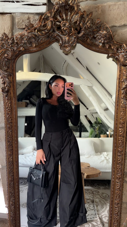 PANTALON BLACK FLOW 19112