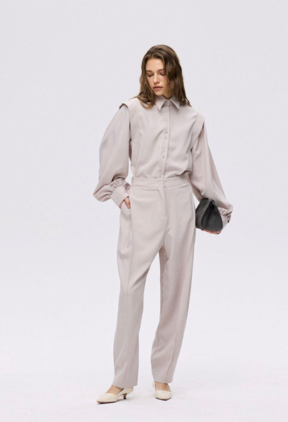 PANTALON 26CY617 GRIS CLAIR QUALITÉ ++