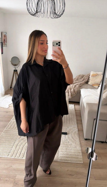 CHEMISE MYB OVERSIZE 1510 NOIR