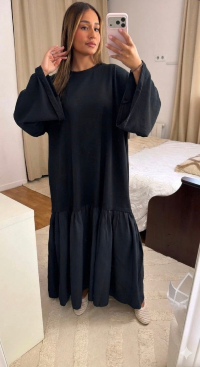 ROBE PULL LILI 5315 NOIR