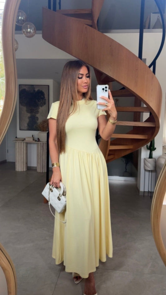 ROBE MYB 5257 JAUNE