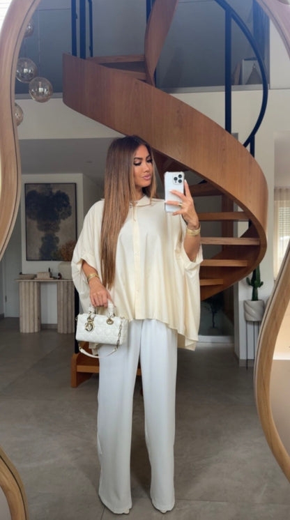 MYB OVERSIZE SHIRT 1510 BEIGE