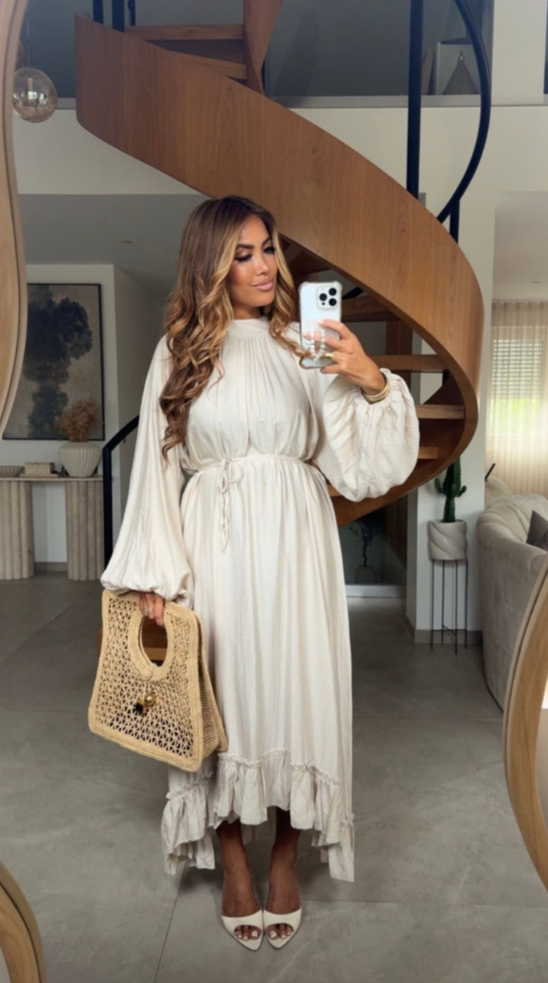 ROBE LILI 4751 BEIGE