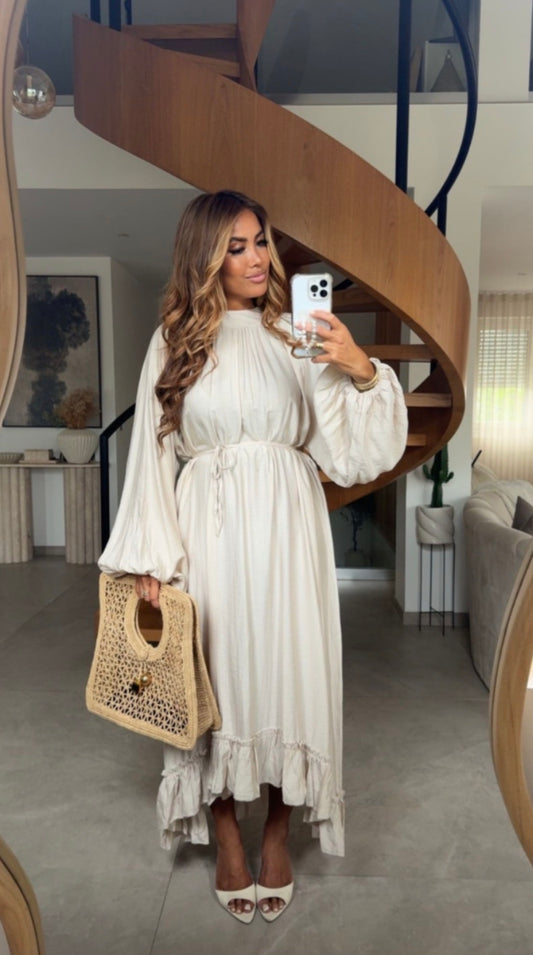ROBE LILI 4751 BEIGE