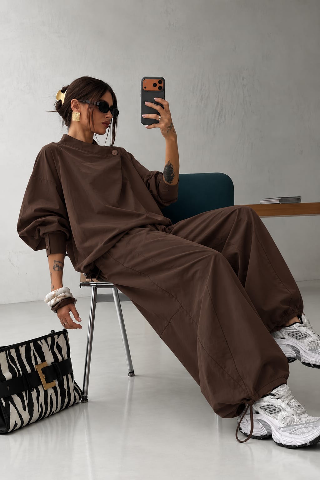 ENSEMBLE CHOCO OVERSIZE ULTRA TENDANCE 39321