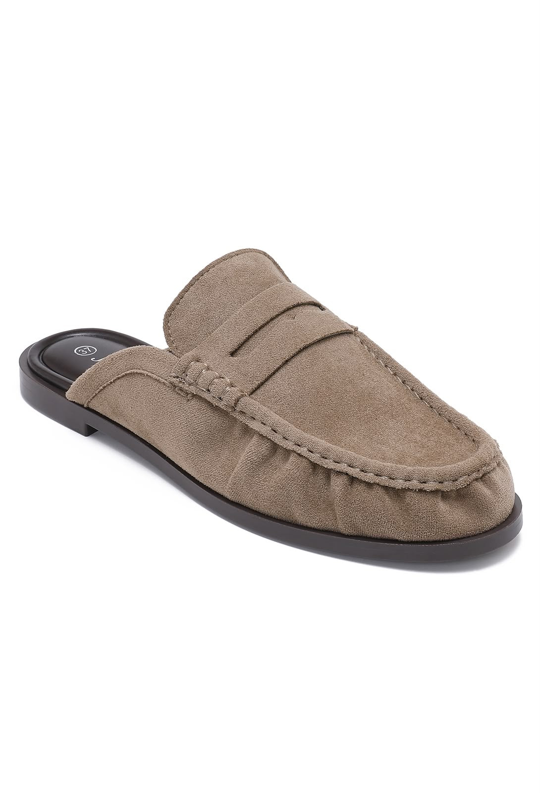 MOCASSINS TAUPE SOFT & CHIC H8-1377M