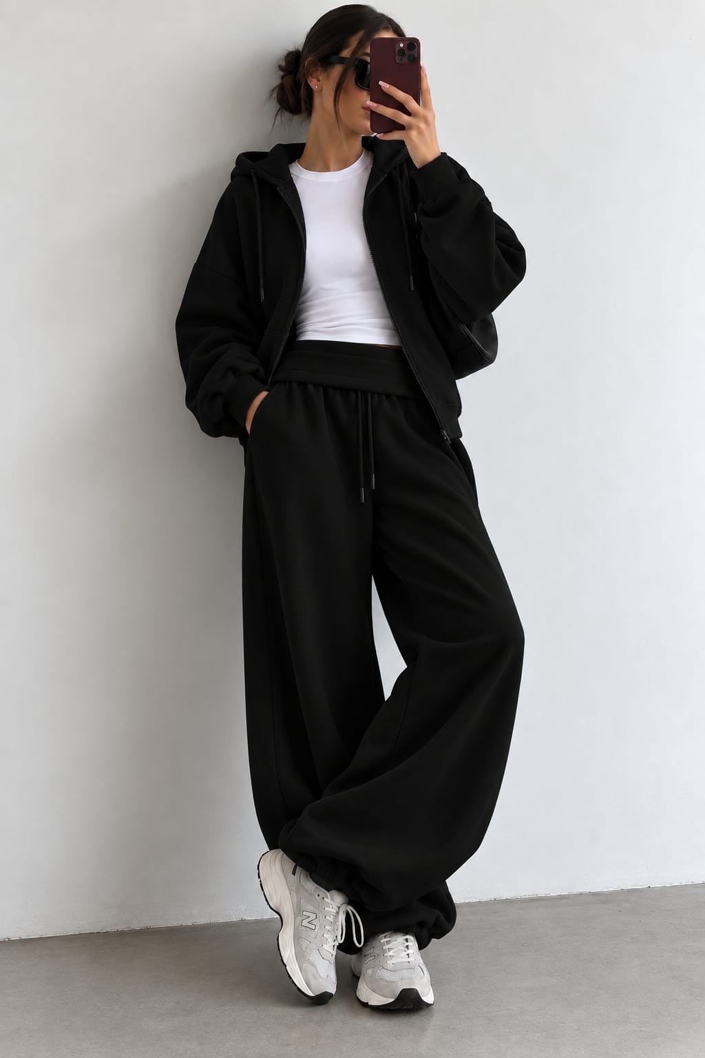 JOGGING NOIR CASUAL À COUPE FLUIDE 10032 (Copie)