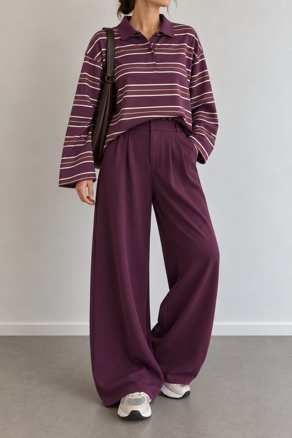 PANTALON PRUNE CASUAL CHIC 25763