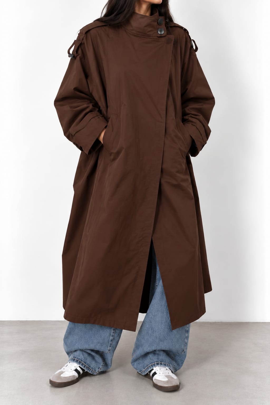 TRENCH CHOCO INTEMPOREL OVERSIZE 6735