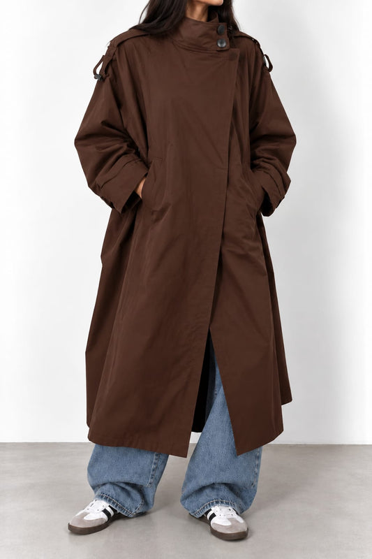 TRENCH CHOCO INTEMPOREL OVERSIZE 6735