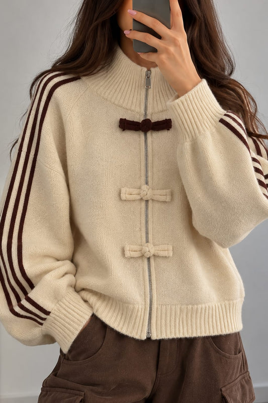 CARDIGAN P2681  ZIPÉ SPORTY CHIC BEIGE