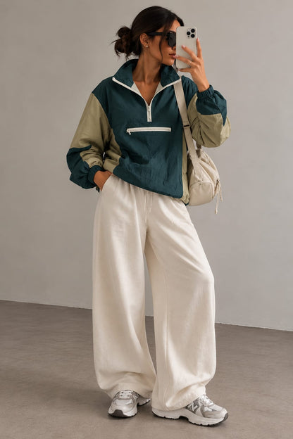 COUPE-VENT NY TOP GREEN