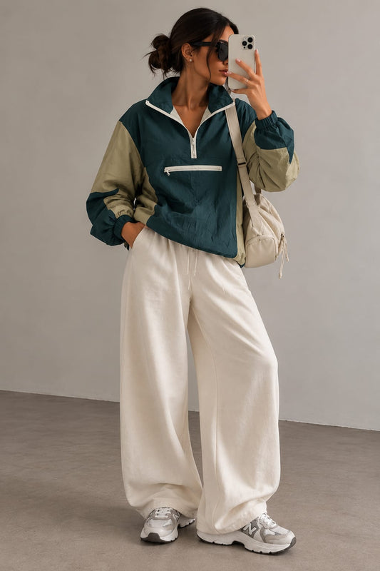COUPE-VENT NY TOP GREEN