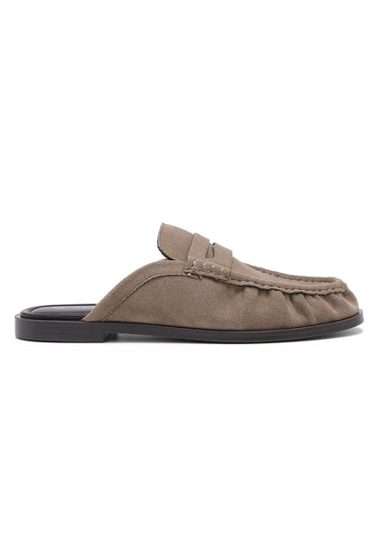 MOCASSINS TAUPE SOFT & CHIC H8-1377M