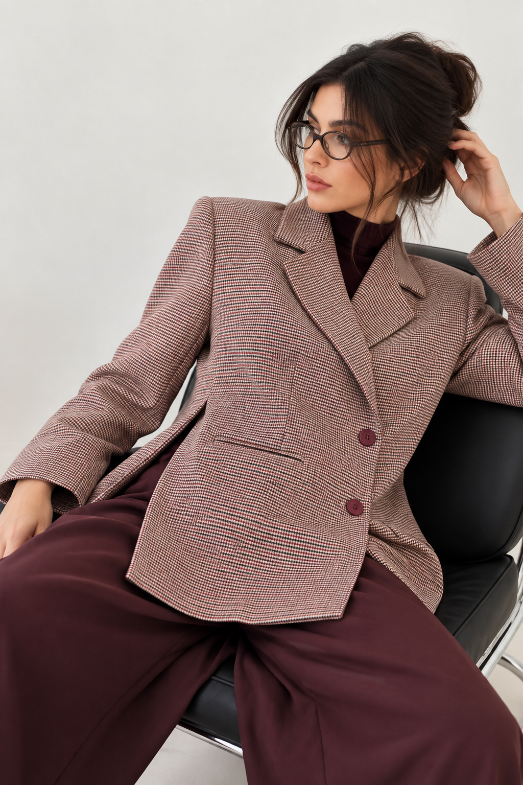 BLAZER 11304 -1  FENDU À CARREAUX NELLY