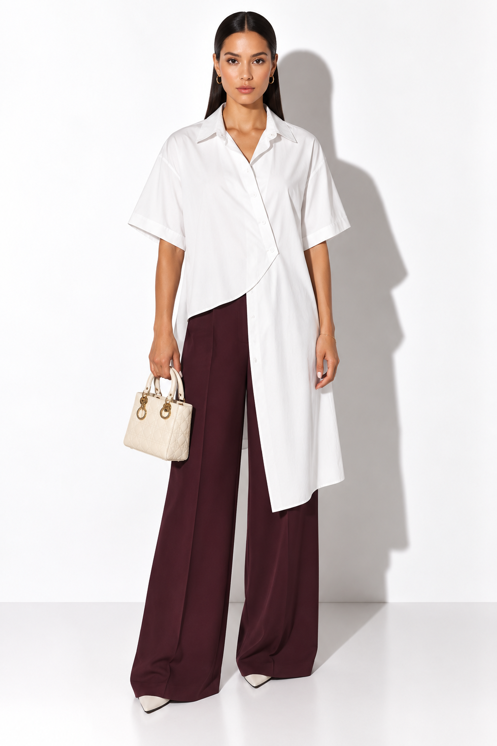 PANTALON P25236 BORDEAUX QUALITÉ ++