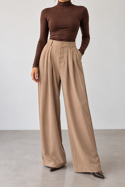 PANTALON DUSTIN TAUPE THE IT-GIRL ESSENTIAL