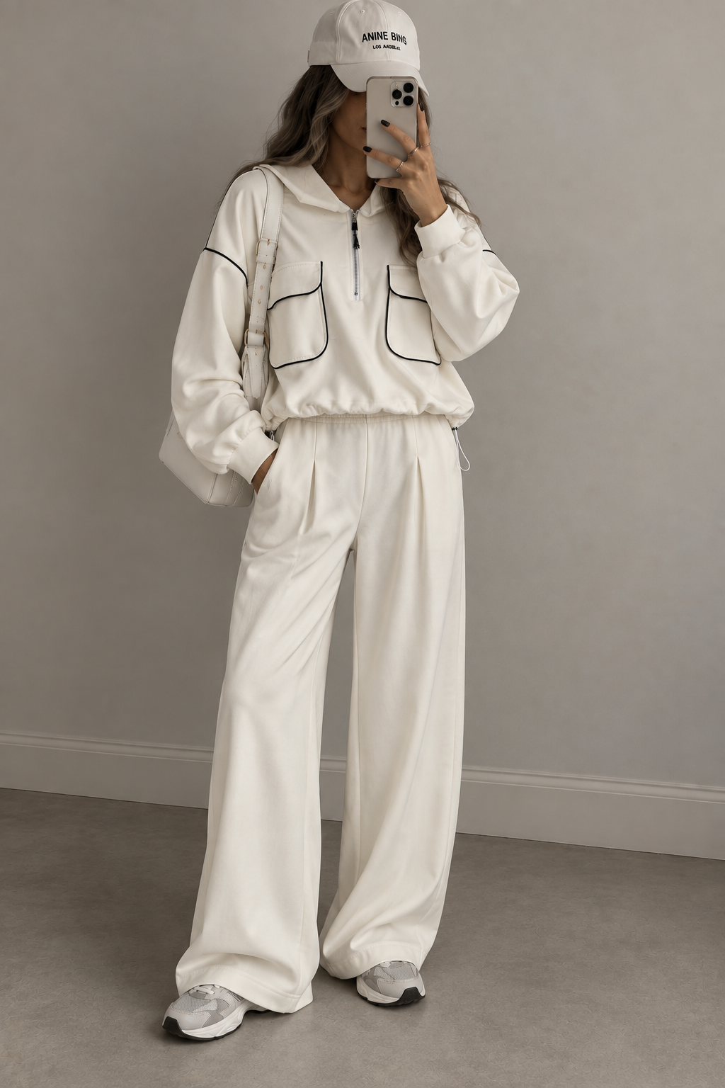 ENSEMBLE BLANC CASUAL 39327