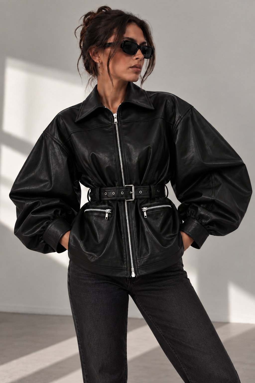 VESTE AVA SMILI BLACK 15099