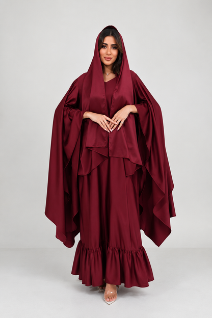ABAYA LYNALA BORDEAUX