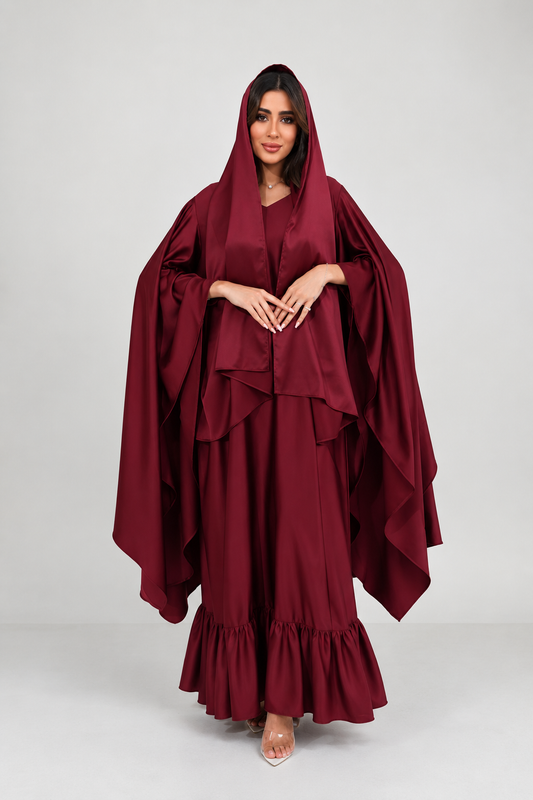 ABAYA LYNALA BORDEAUX