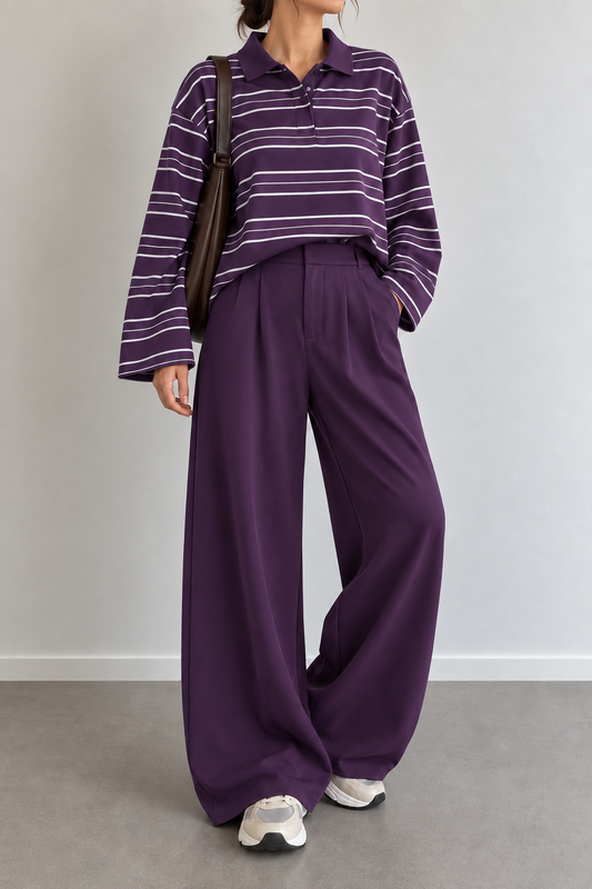 PANTALON PRUNE CASUAL CHIC 25763